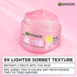 Garnier Fresh & Plump Niacinamide Sorbet Gel Face Moisturizer Cream, 45g