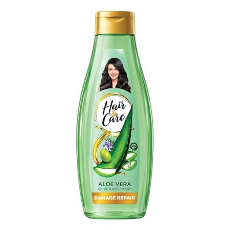 Hair & Care Damage Repair Non-Sticky Hair Oil with Aloe Vera, Olive Oil & Green Tea, 300 ml