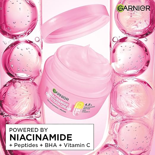 Garnier Fresh & Plump Niacinamide Sorbet Gel Face Moisturizer Cream, 45g